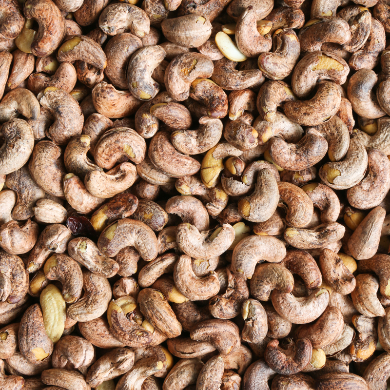 cashewnoten met vlies geroosterd gezouten 250 gram