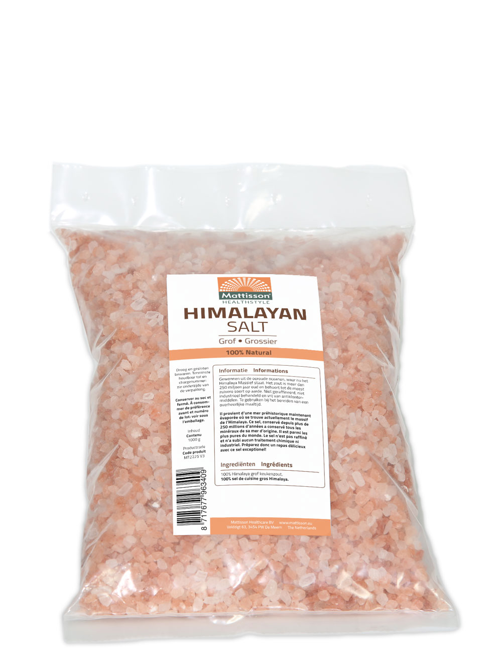 Mattisson Himalaya zout grof (1000 gram)