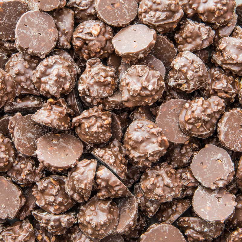 Cashew rotsjes karamel zeezout 5 kg doos