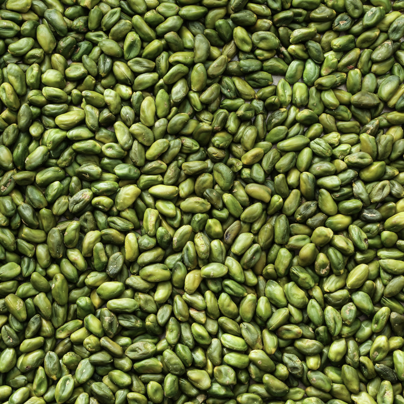 Pistachenoten gepeld ongebrand (donkergroen) 250 gram