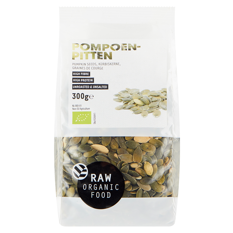 Raw Organic Food Pompoenpitten Raw Bio (300 gr)