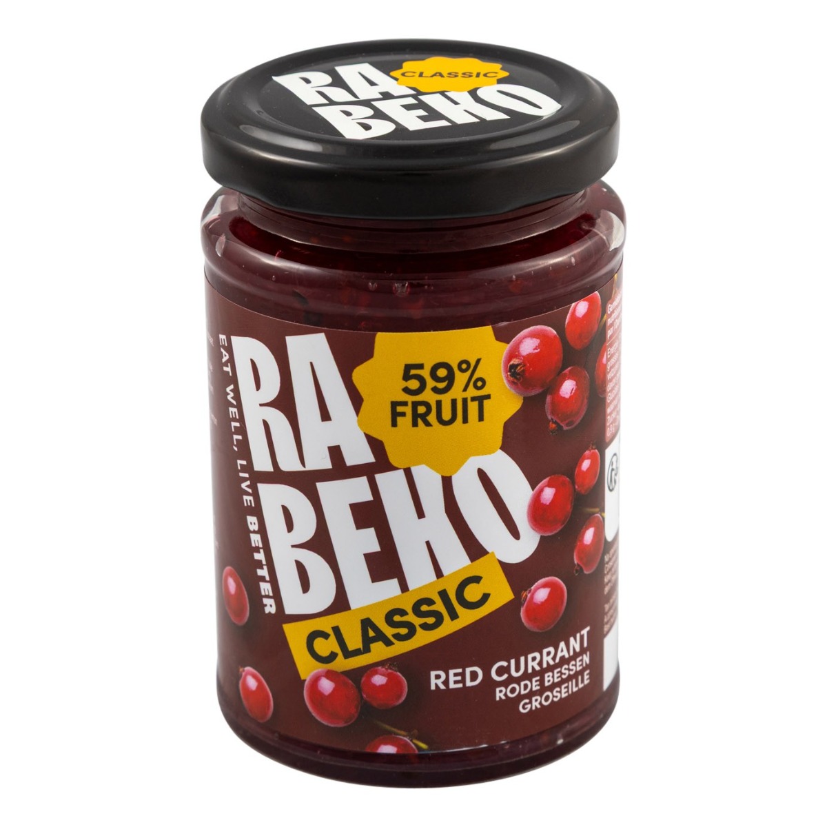 Rabeko rode bessen jam classic 230 gram