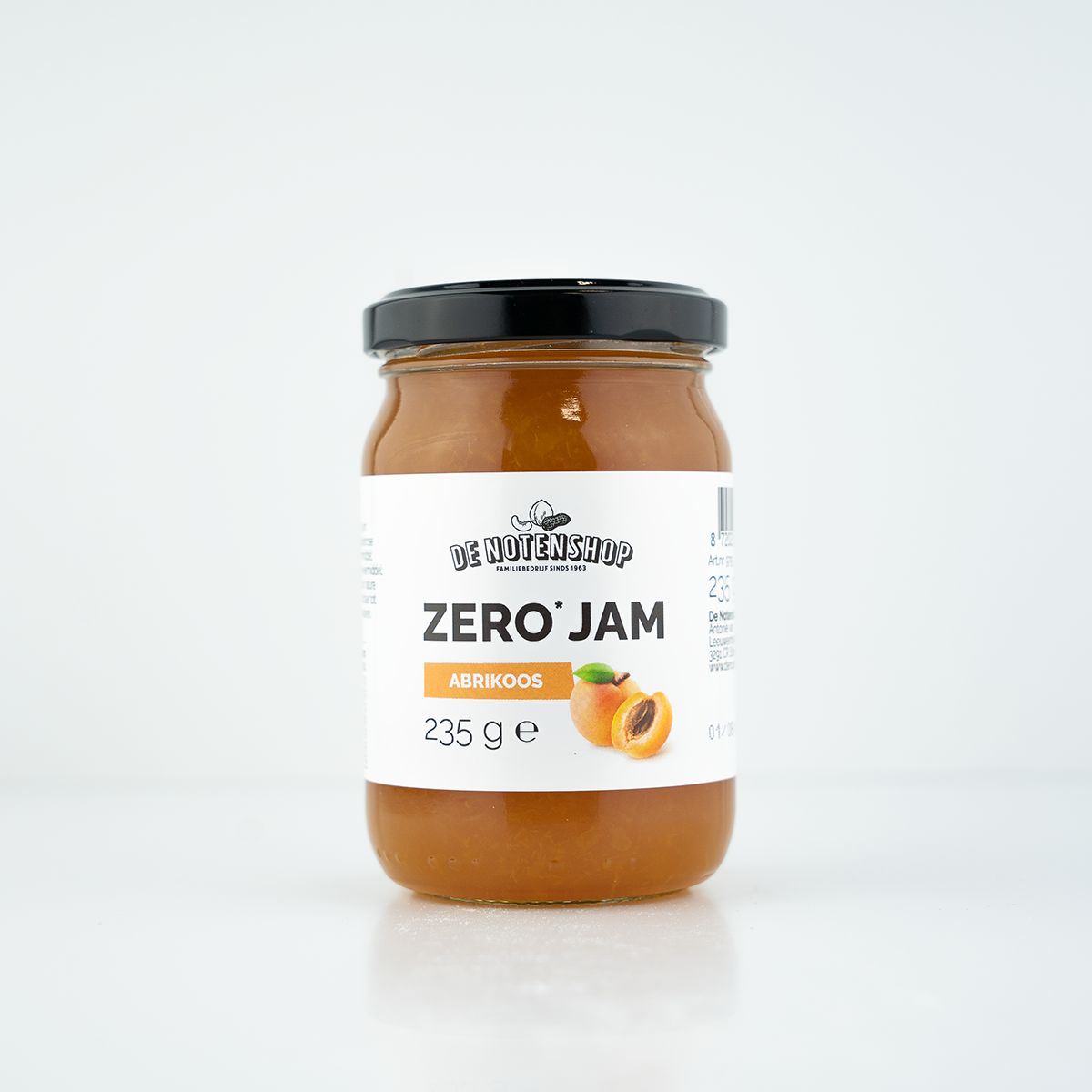 Zero Jam Abrikoos (235 gram)
