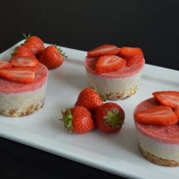 Raw Strawberry Cheesecake