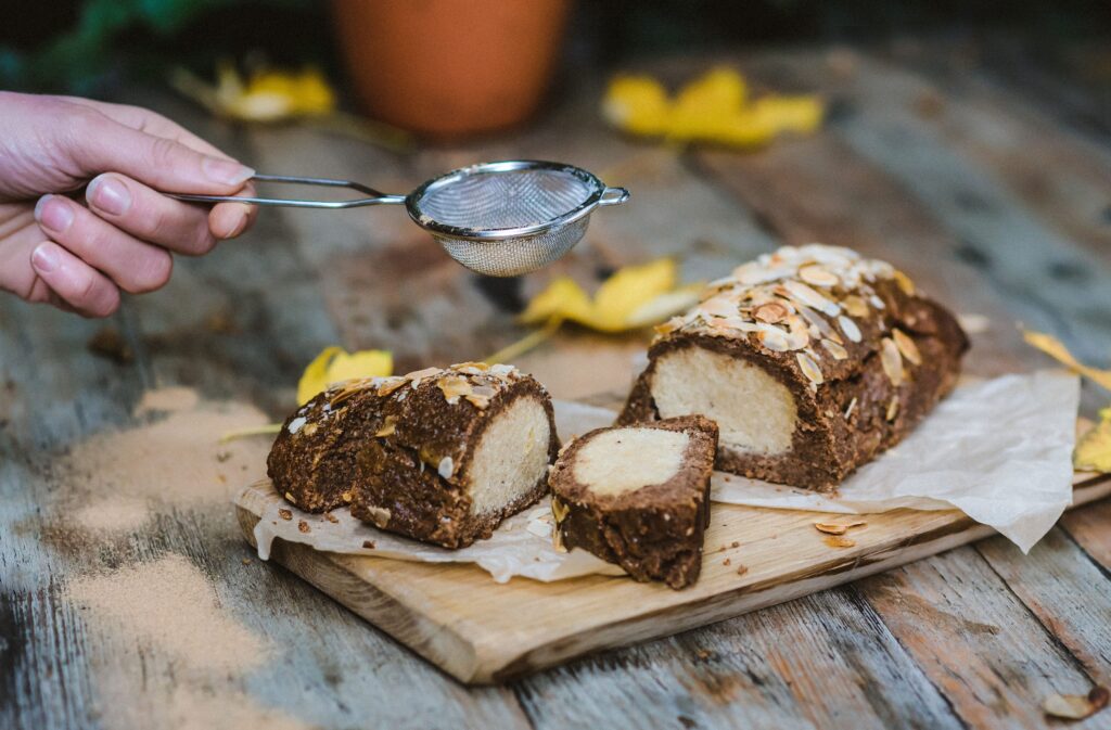 Gezondere gevulde speculaasstaaf