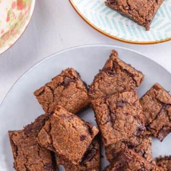 Zoete aardappel pompoen blondies