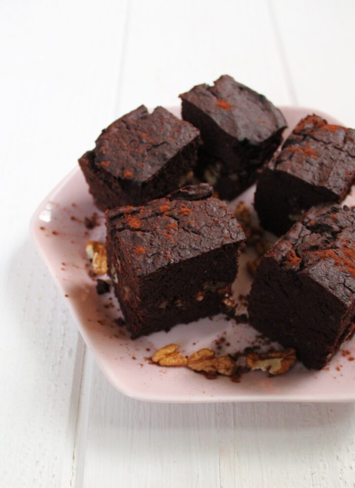 Brownie met zwarte bonen