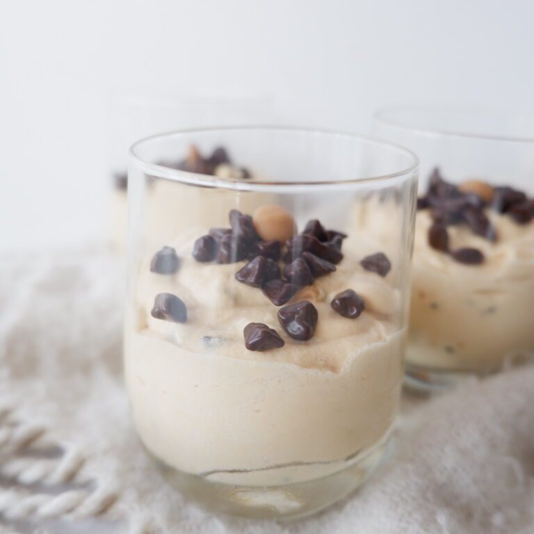 Gouden chocolade mousse