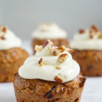 Gezondere glutenvrije carrotcake muffins