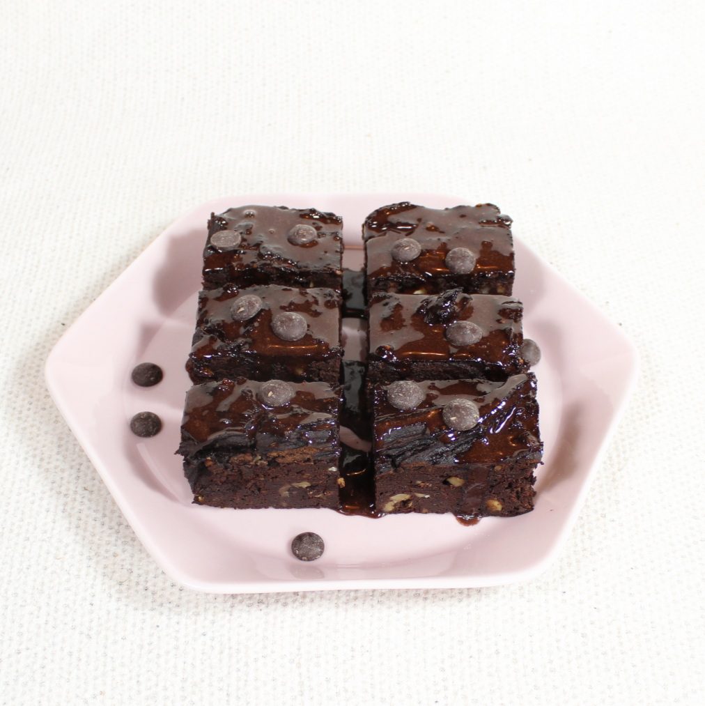 Zoete aardappel brownies 