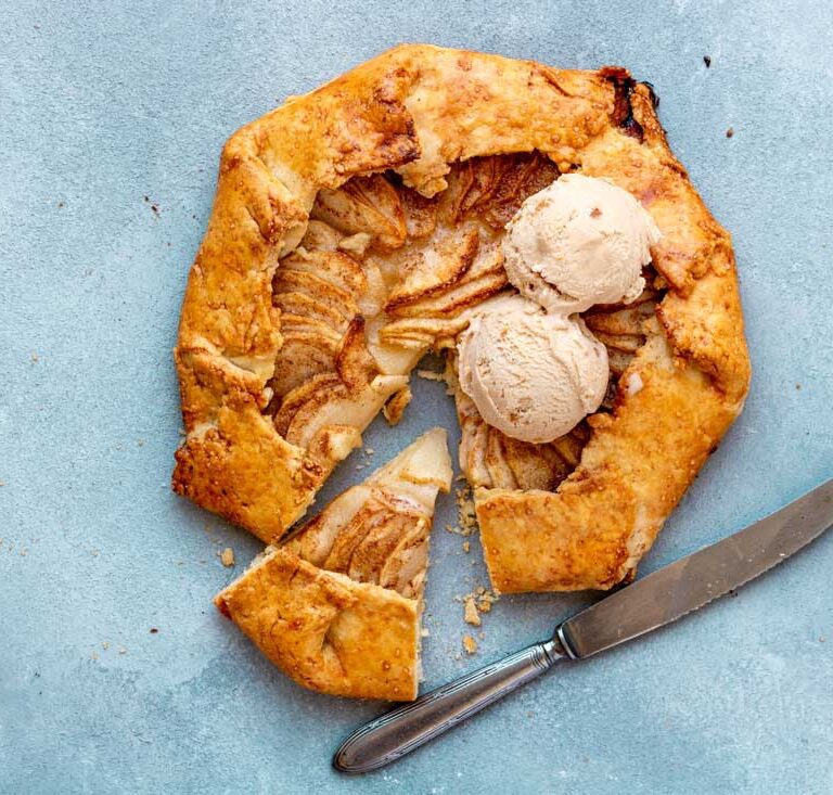 Herfstige appel galette