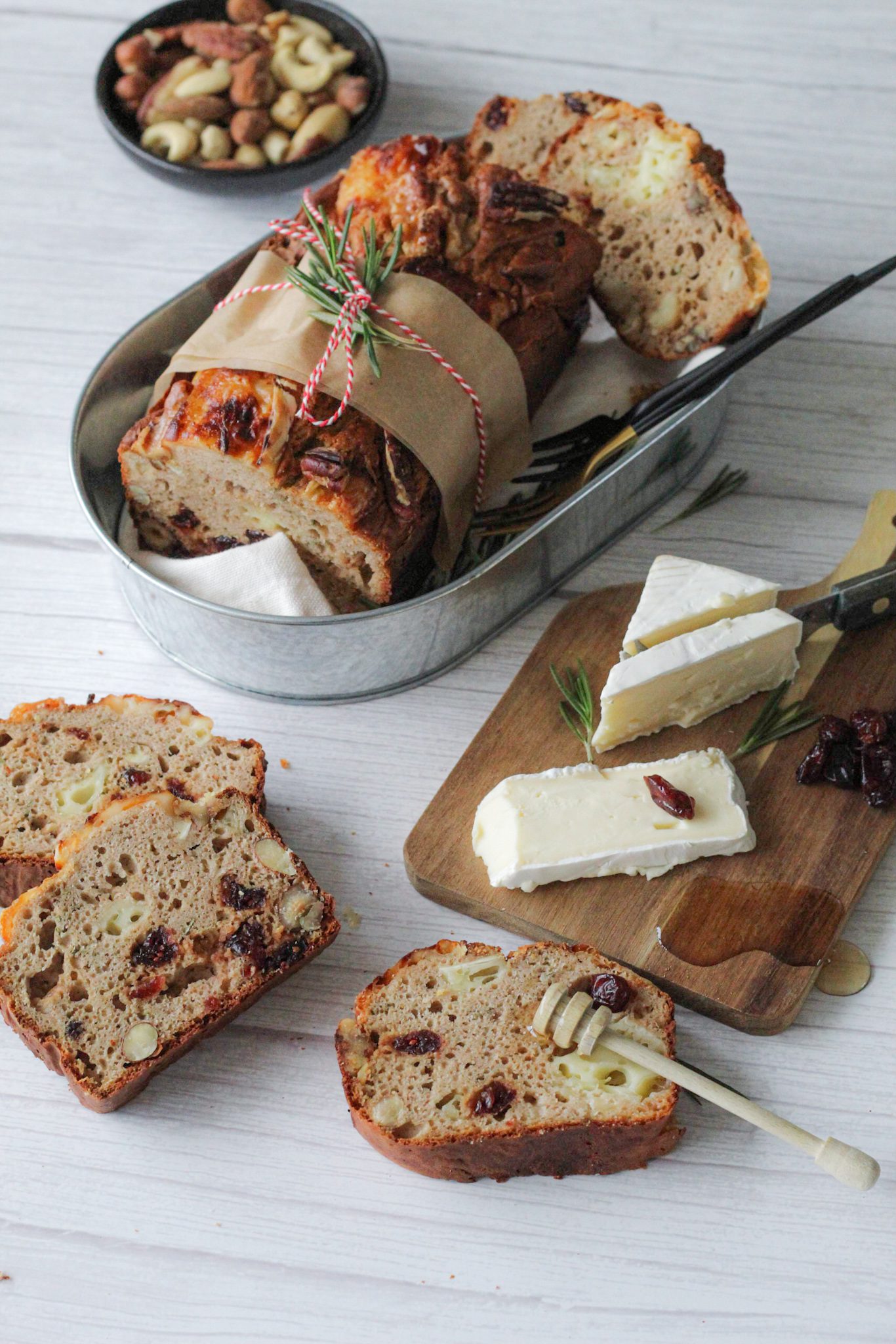 Brie en cranberry brood