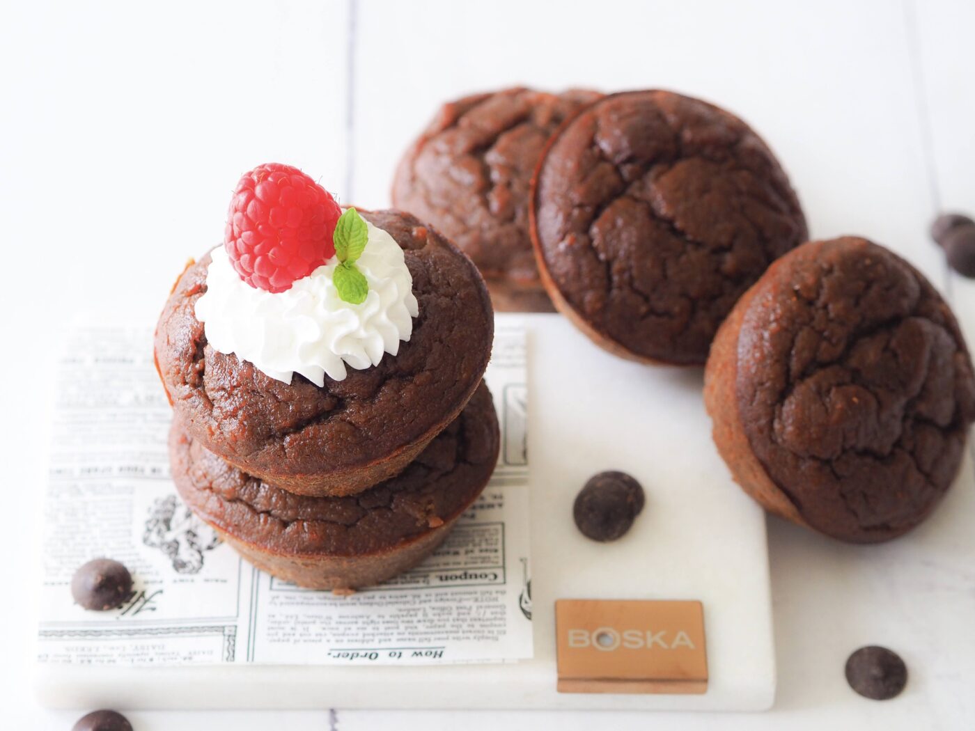 Gezonde chocolade muffins