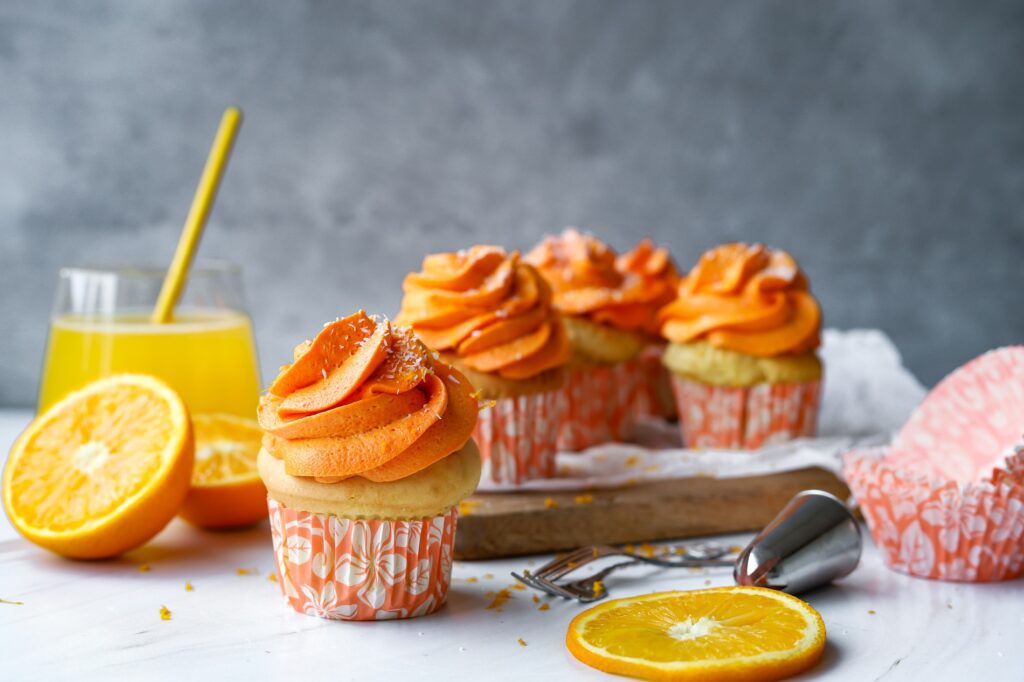 Oranje muffins