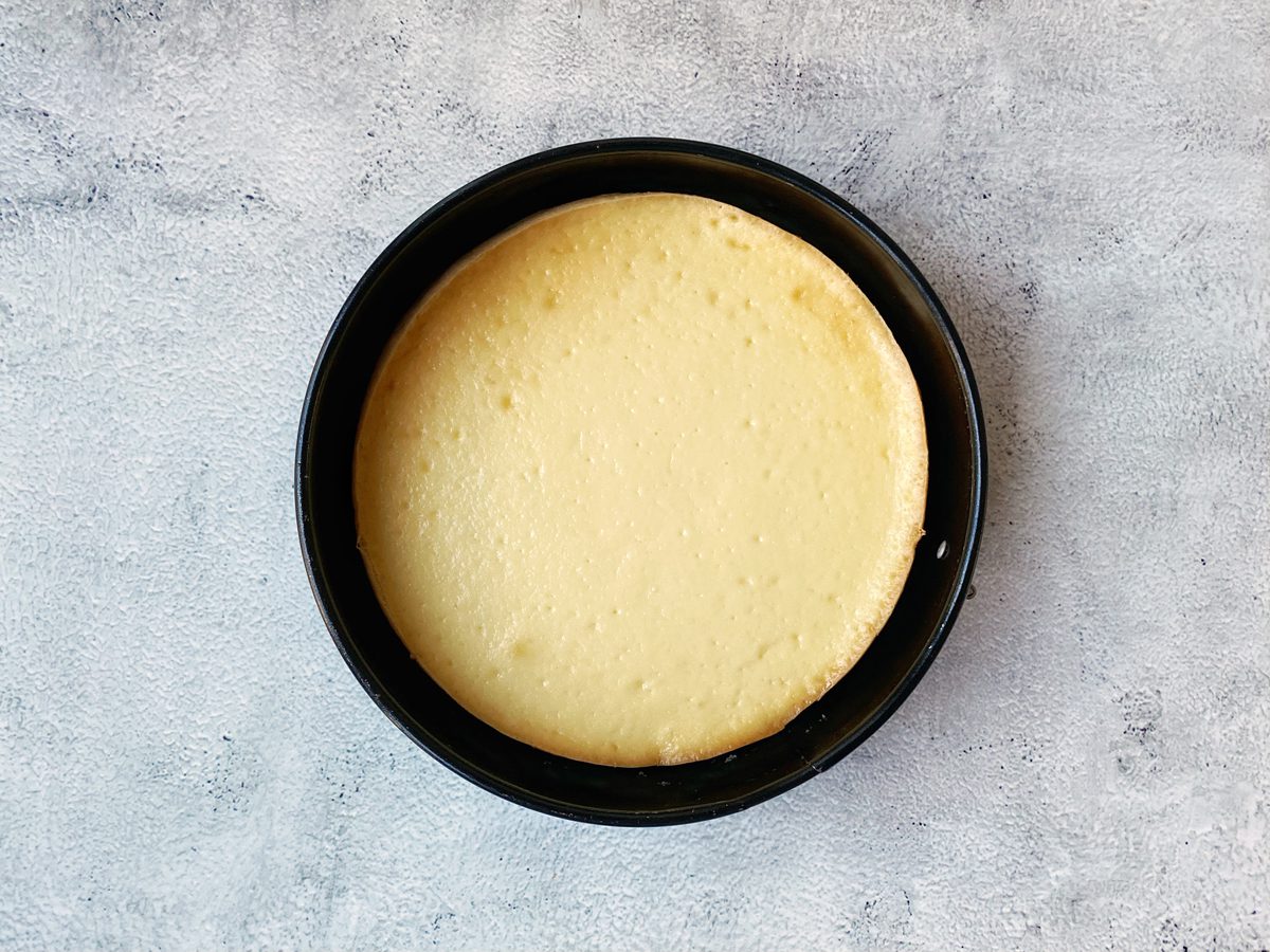 Cheesecake vers uit de oven