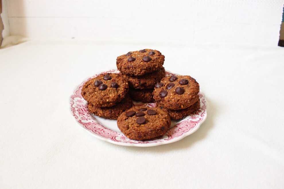 Protein Oatmeal chocolate chip cookies