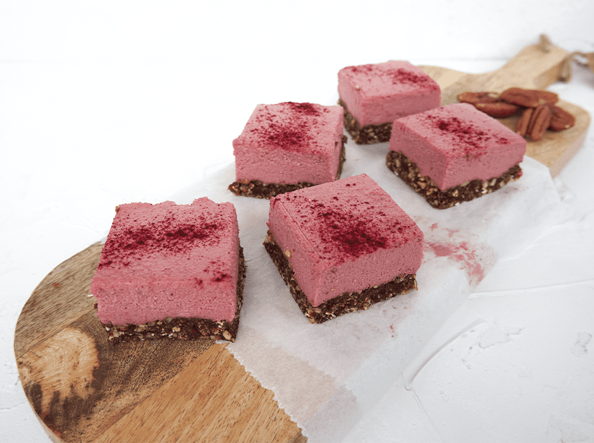 Red velvet cheesecake bites