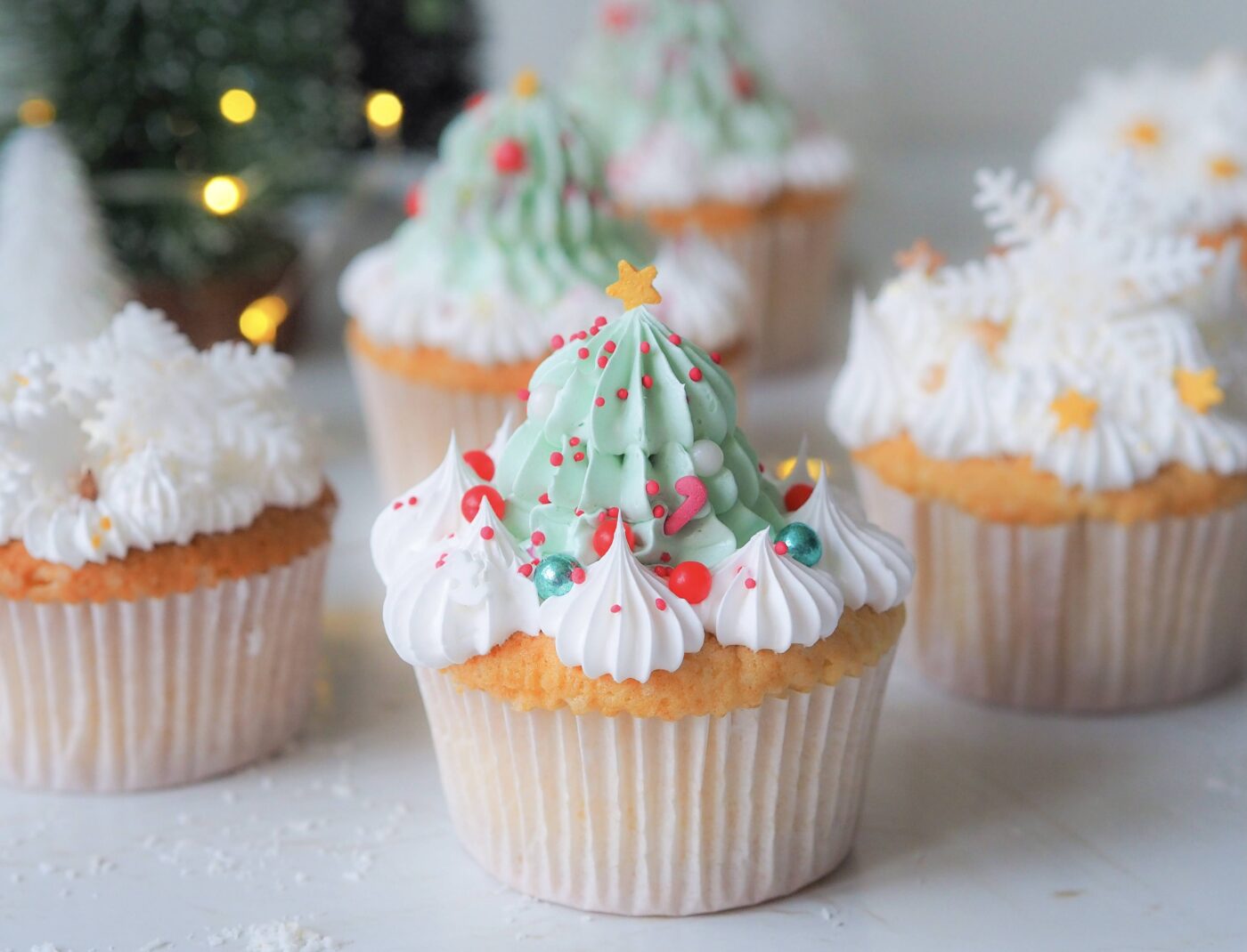 Kerst cupcakes