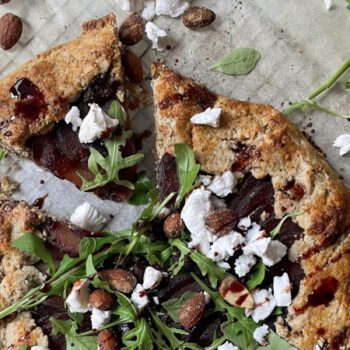 Glutenvrije galette met stoofpeertjes