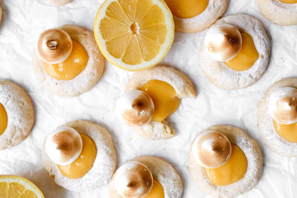 Lemon meringue koekjes