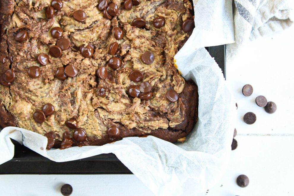 Peanutbutter brownies