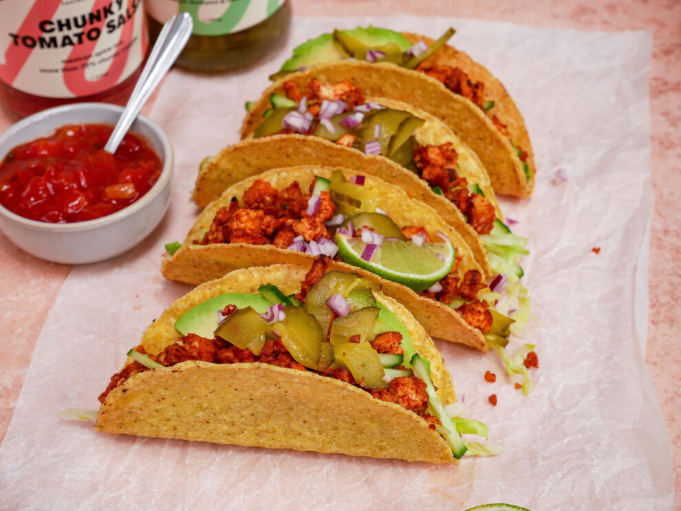 Taco’s met Mexicaanse scrambled tofu