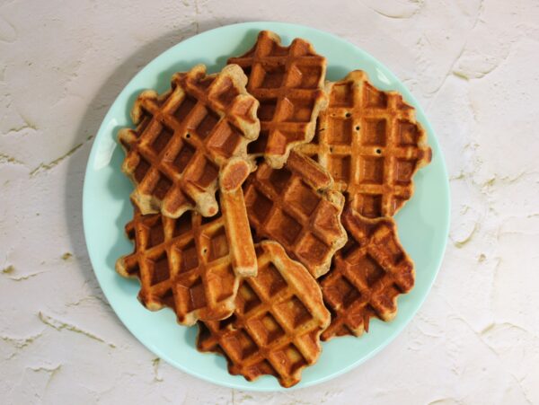 Verantwoorde wafels (met eiwitpoeder)