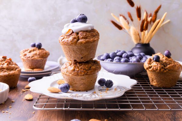 Ontbijtmuffins met amandelen