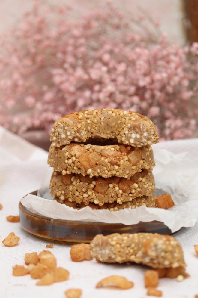 Quinoa appel donuts