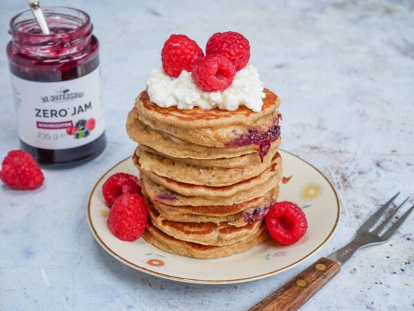 Pannenkoekjes gevuld met jam