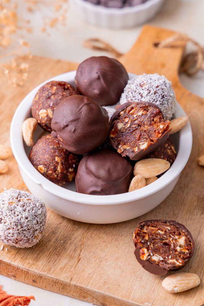 Bliss balls met amandelen