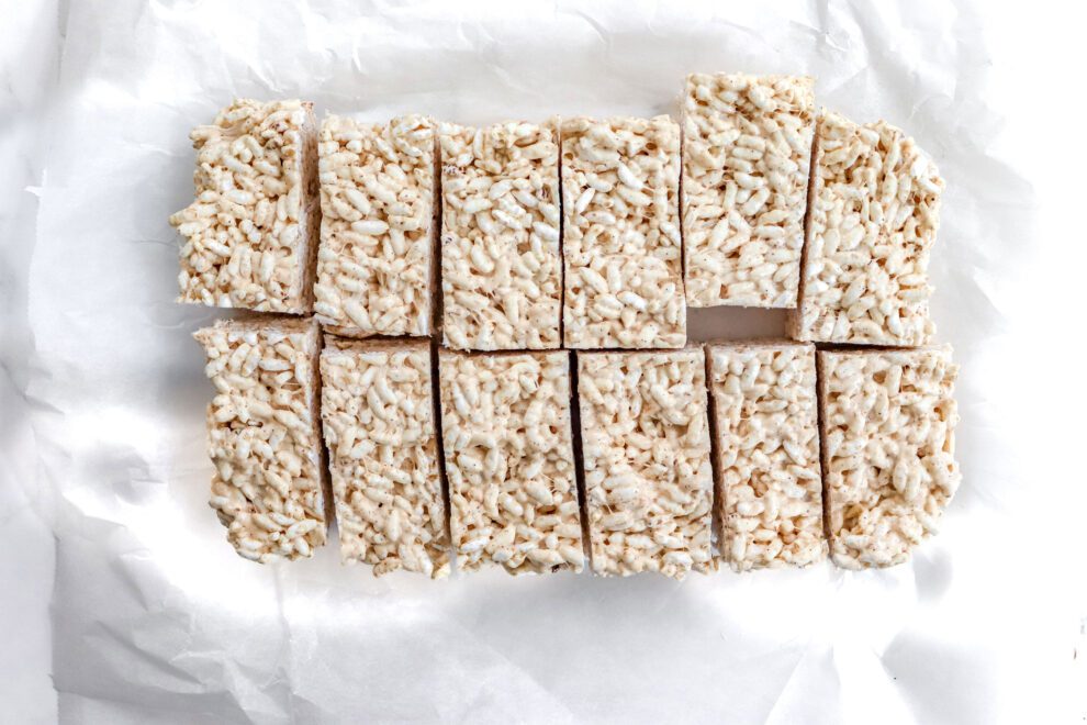 Rice crispies in stukken