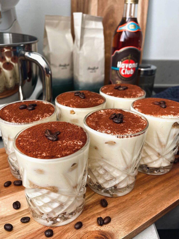 makkelijke tiramisu in glaasjes