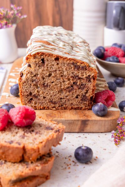 Glutenvrije stracciatella ontbijtcake