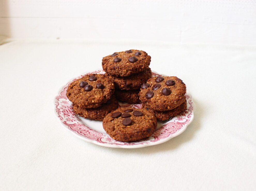 Protein Oatmeal chocolate chip cookies