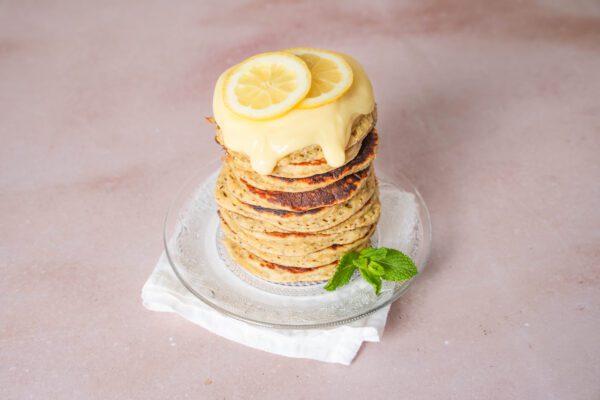 Mascarpone lemoncurd pancakes