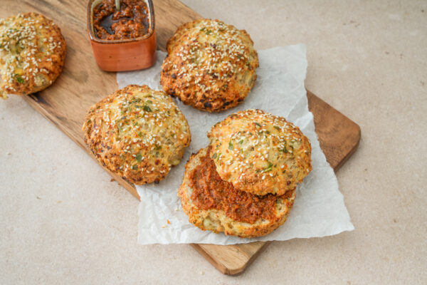 Cottage cheese – kaasbroodjes 