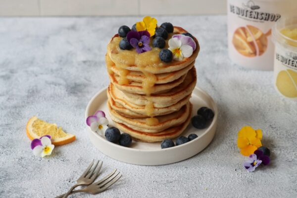 Luxe ricotta pancakes