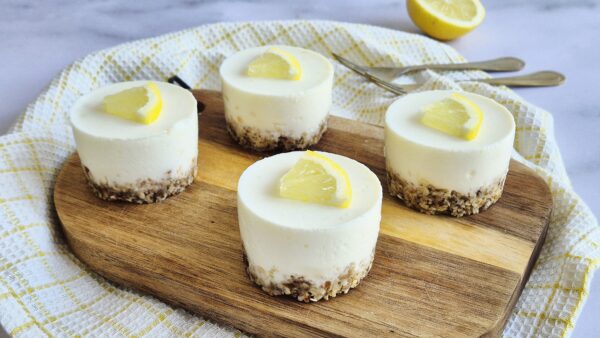 Mini no-bake citroen-yoghurt taartjes