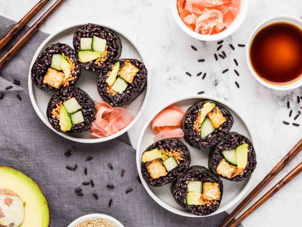 Black Rice Sushi Black Rice Sushi