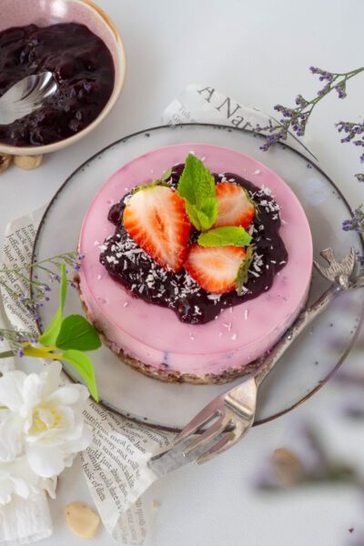 No Bake Bosvruchtentaartje