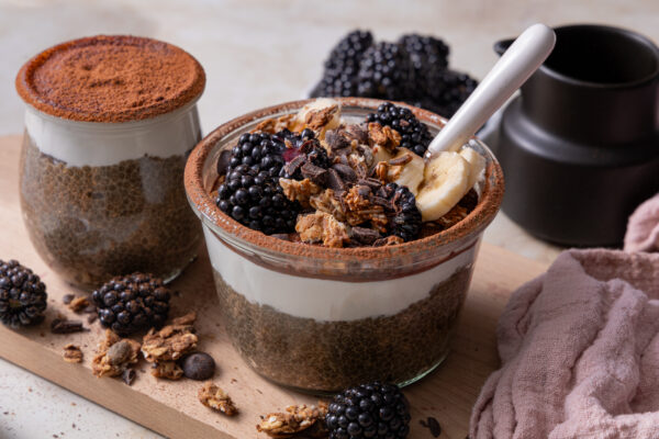 Tiramisu chia pudding