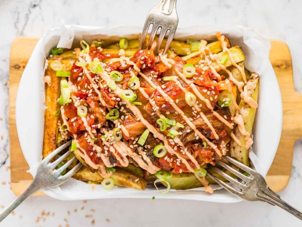 Kimchi Loaded Fries