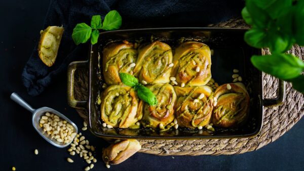 Pesto Swirl Broodjes