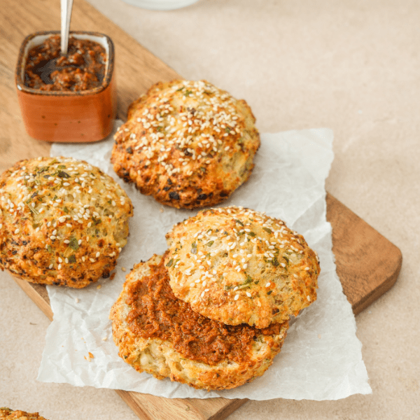 Kerstgerecht: cottage-cheese