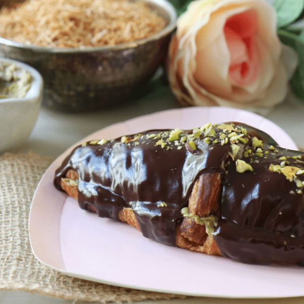 Kerstgerechten: dubai croissant 