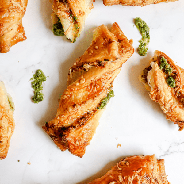 kerstgerecht: pesto-kaas twists