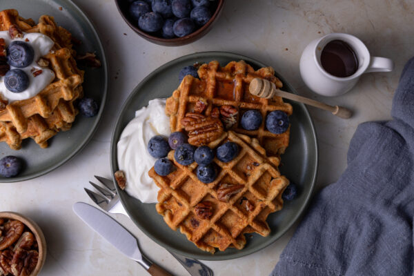 Carrot cake wafels