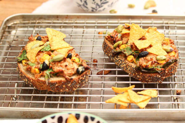 Mexican tuna melt toast Mexican tuna melt toast