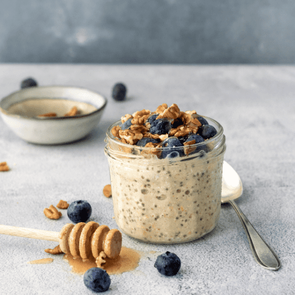 Recept overnight oats met vers fruit en noten